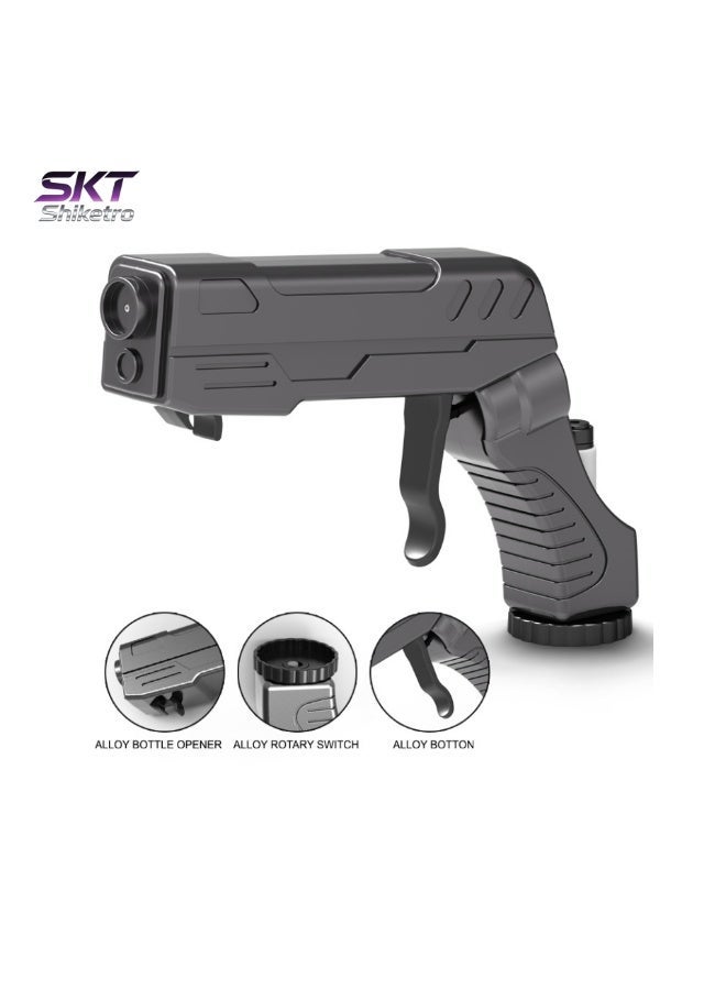 SKT Shiketro Multi-functional alloy champagne gun, beer spray gun, bottle opener, wine cork, party bar prop, essential for World Cup celebrations. - Image 1