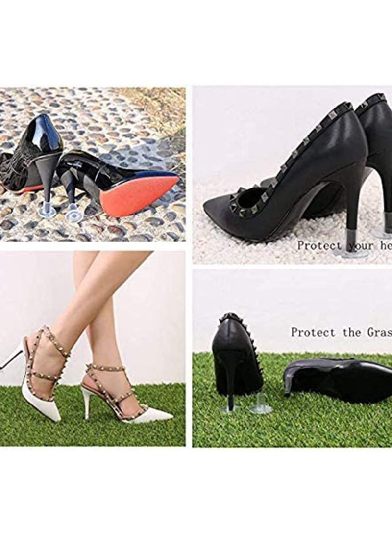 30 Pairs Heel Protectors for Shoes Stiletto High Protectors, Savers Stoppers Covers Perfect Weddings, Races, Formal Occasions Protecting from Grass, Gravel, Bricks