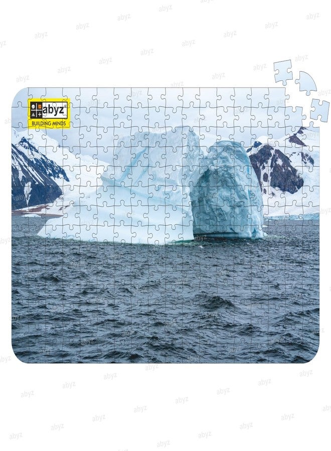 ABYZ Wooden Jigsaw Icebergs in Antarctica Puzzle with 252-Pieces Play and Learn Educational for 6+ Year Old Kids, Toy for Improving Memory & Problem Solving - Image 3