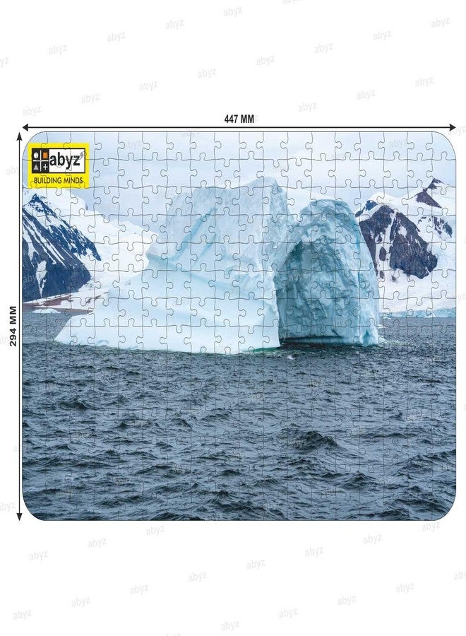 ABYZ Wooden Jigsaw Icebergs in Antarctica Puzzle with 252-Pieces Play and Learn Educational for 6+ Year Old Kids, Toy for Improving Memory & Problem Solving - Image 2