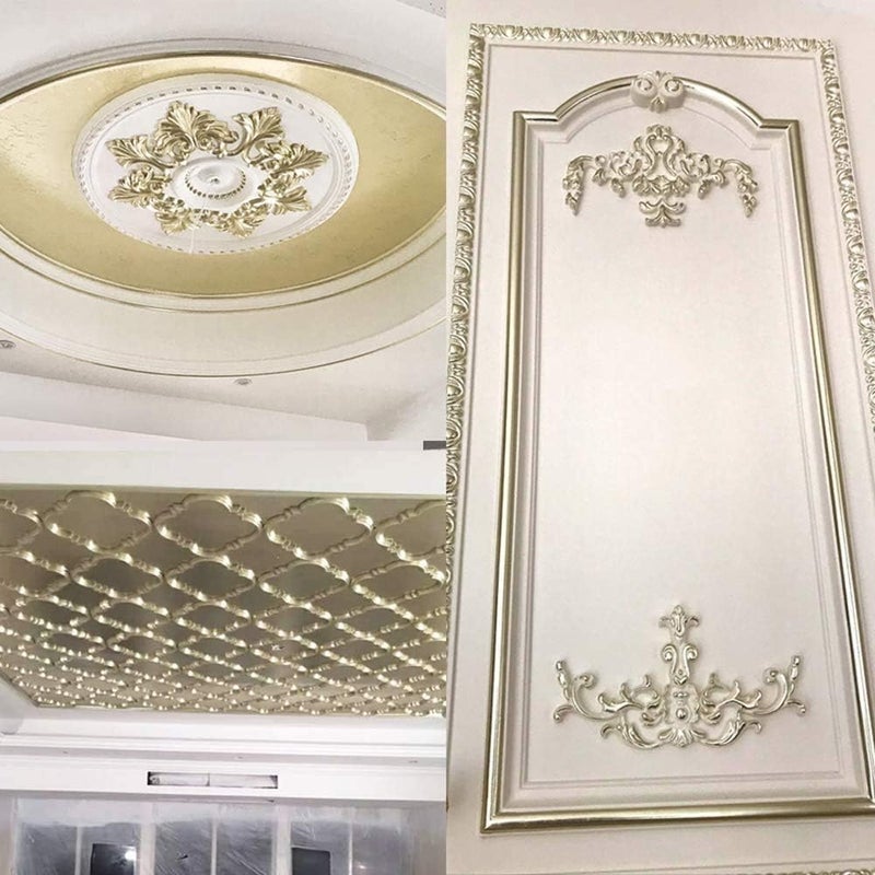 A.K GOLD LEAF AK Gold Leaf Sheets 100 Sheet 14 by 14cm Gilding A Silver Foil for Gilding Resin Art Decoration Crafting Paintings Arts Crafts Nail DecoFurniture Size 55 55 inches Silver - Image 4