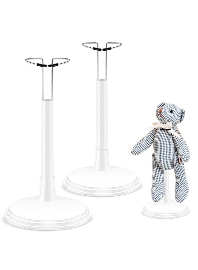 Toddmomy Action Figures White Doll Stands 2Pcs Doll Display Stand Doll Bracket Doll Support Stand Bear Stand Desktop Doll Holder For Kids Accessories (25Cm) Cabbage Patch Dolls - Image 4