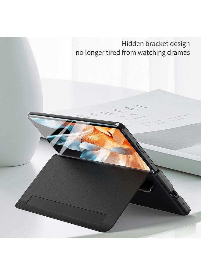 S-TOP Case For Honor Magic Vs Side Window View Smart Lychee Texture Leather Phone Case with Pen Slot - Image 4