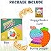 PETBSNVB Easter Bunny Poppers Bunny Carrot Pop Bubble Fidget Sensory Toy Puzzle Popper Easter Gifts for KidsToddler Easter Basket for Toddlers Girl Easter Toys Stocking Easter Basket Stuffers Rainbow - Image 4