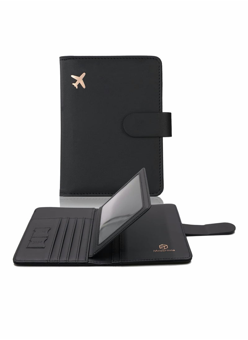 Excefore - Passport Holder Card Slots, Creative Aircraft Certificate Storage Bag - Image 1