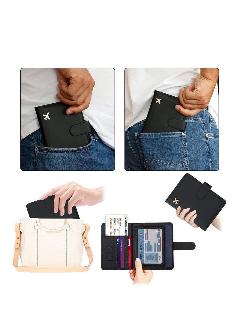 Excefore - Passport Holder Card Slots, Creative Aircraft Certificate Storage Bag - Image 1