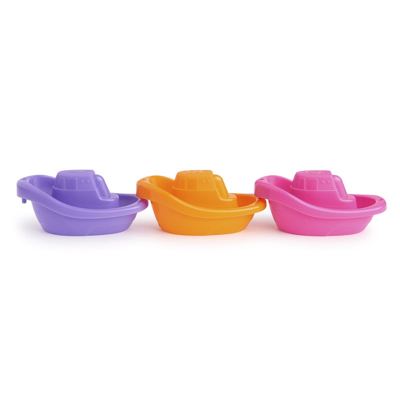 MunchkinÂ® Little Boat Train Bath Toy, Fun for Babies and Toddlers, 6 Piece Set - Image 4