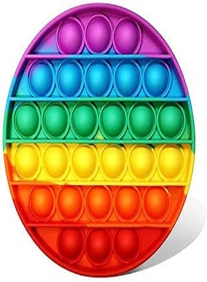 Ek Rag Push Pop it Bubble Fidget Toy, Stress Relief and Anti-Anxiety Tools Sensory Toy for Autism to Relieve Stress for Kids and Adults Mix Shape Set of 1 Mix Color Pop it - Image 2