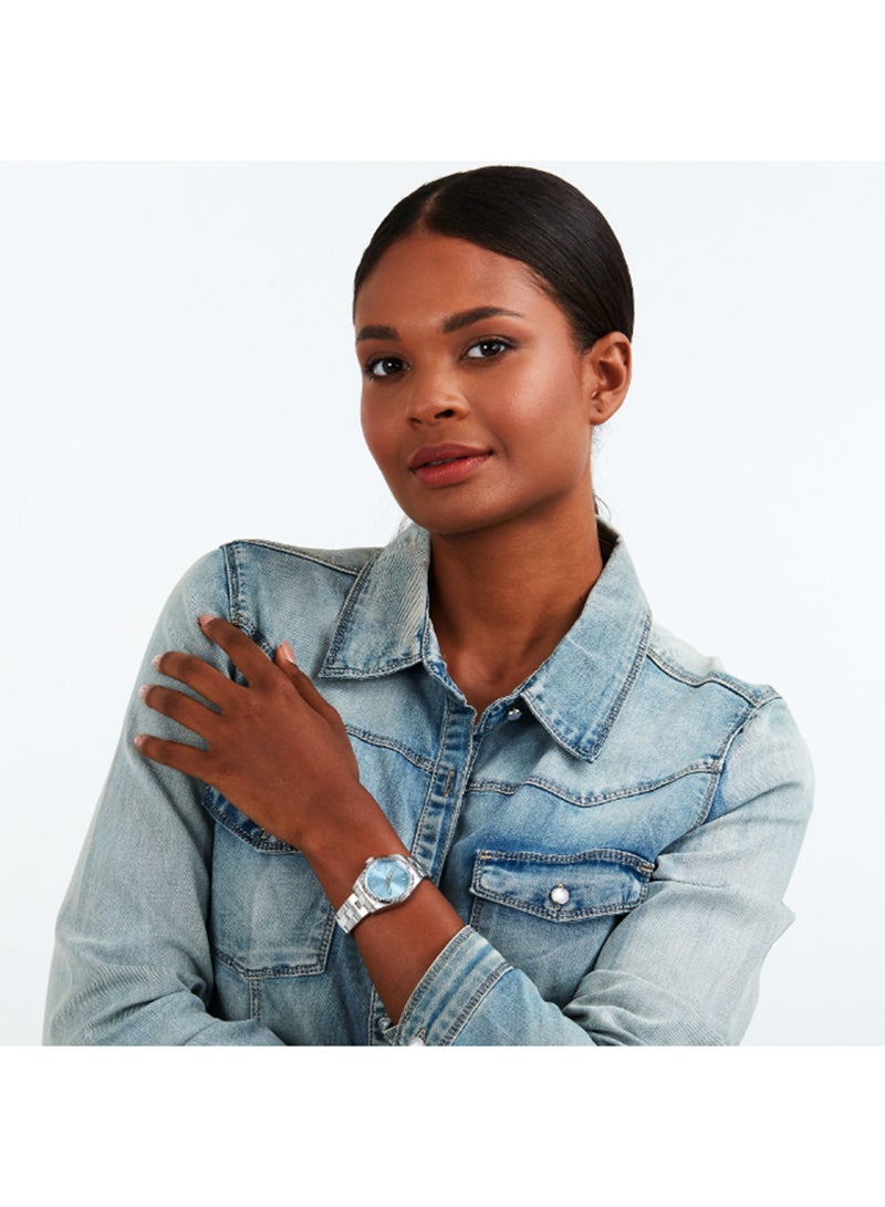 Sector 240 32MM 3H L.BLUE DIAL BR SS - Image 4