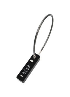 Beauenty Combination Lock Cable Security Steel Cable Luggage Lock Weatherproof with Resettable Code, Braided Steel Coated Anti-Theft Cable Lock  - Image 1