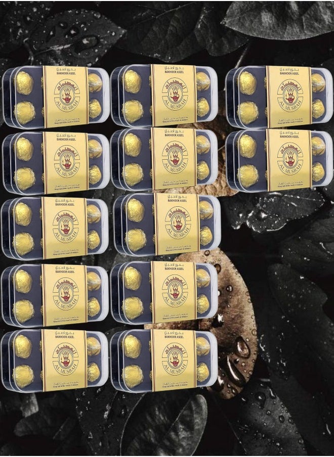 عطور المصباح 12 قطع المصباح بخور أصيل 40 جرام  - Image 1