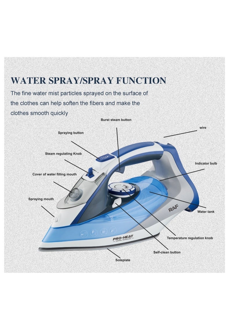 آر إيه أف مكواة بخار منزلية محمولة، ماكينة كي صغيرة محمولة - Image 5