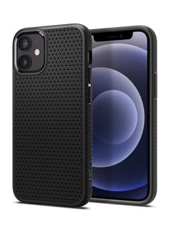 Liquid Air Armor Designed for iPhone 12 Mini Case (2020) - Matte Black