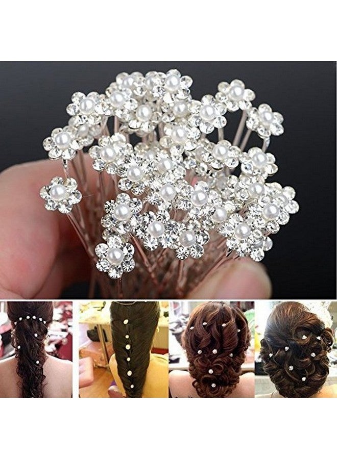 CHANDERKASH Pack of 11; Hair donut bun maker with 11 pcs Golden Stone Pearl Juda Pin|Puff Juda Bun Shaper |Messy Bun Scrunchie - Image 5