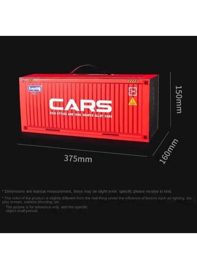 48 pcs Die Cast Mini Inertia Pull Back Cars Collection With Box, Metal Vehicle Model Set, Birthday Gift For Kids  - Image 2