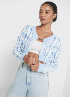 RIP N DIP Corded Knit Cropped T-Shirt  - Image 1