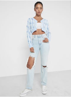 RIP N DIP Corded Knit Cropped T-Shirt  - Image 4