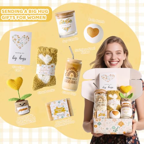 EXTALOW Self Care Gifts for Women,Unique Birthday Gifts for Women,Get Well Soon Gift Baskets,Care Package Thinking of You Sympathy Inspirational Mothers Day Gifts for Women Wife Friends Teenage Girls - Image 2
