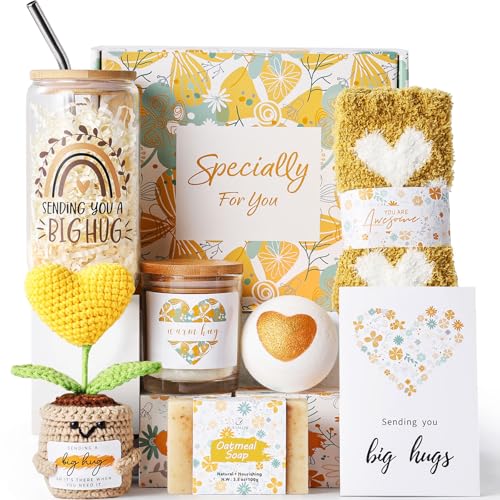 EXTALOW Self Care Gifts for Women,Unique Birthday Gifts for Women,Get Well Soon Gift Baskets,Care Package Thinking of You Sympathy Inspirational Mothers Day Gifts for Women Wife Friends Teenage Girls - Image 1