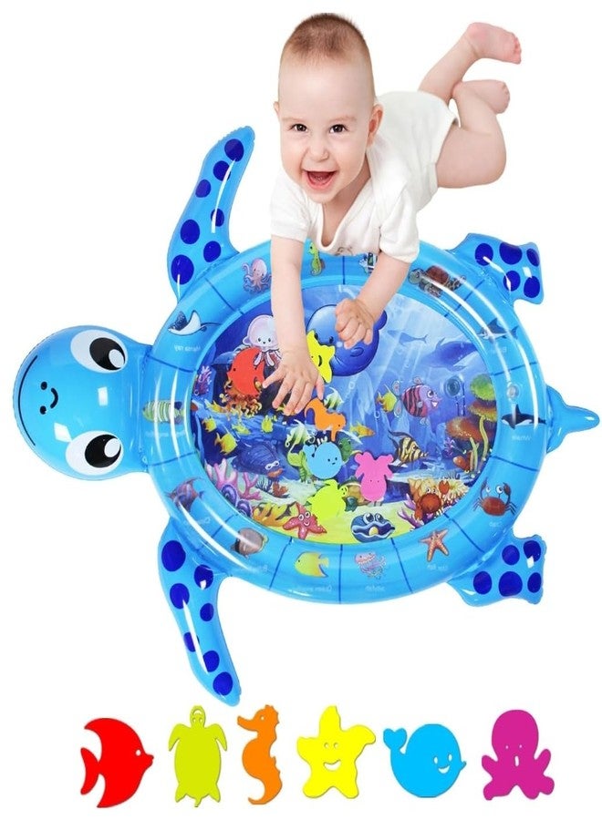 Famous Quality Kids Water Play Mat Toys Inflatable Tummy Time Water Play Mat and Toddlers Perfect Fun Activity Inflatable Mat, Outdoor Water Play Mat for Baby - Pack of 1 - Image 1