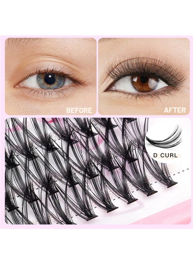 Dedila 8/10/12/14/16/17/18/20mm 60pcs 20 Root Grafting Individual False Eyelashes Mink Natural Long Eye Lashes Cluster Extension Makeup Beauty Fake Eyelash (15mm) - Image 4