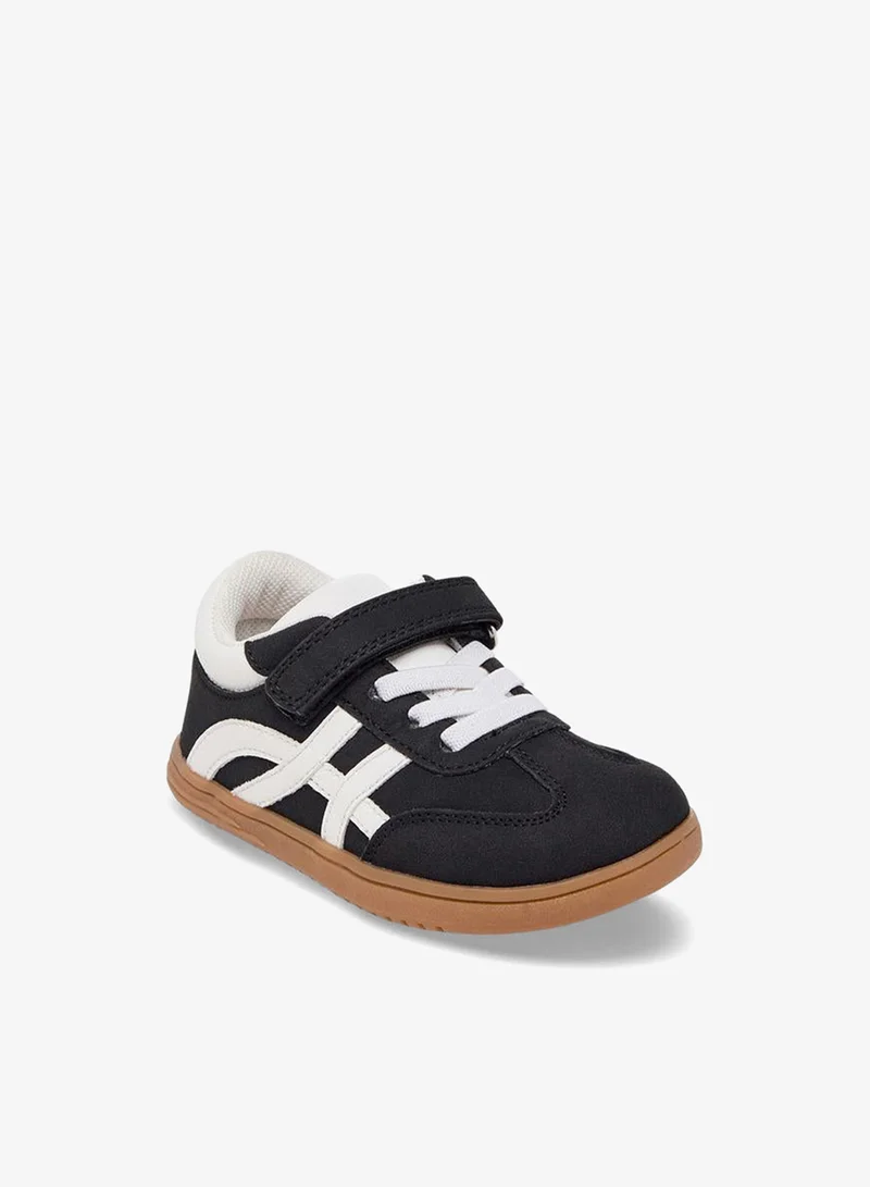 بيرفيت Boys Panelled Hook & Loop Ankle Sneakers