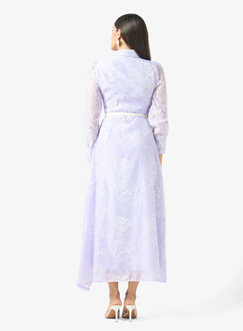 Khizana Lace A-line Dress