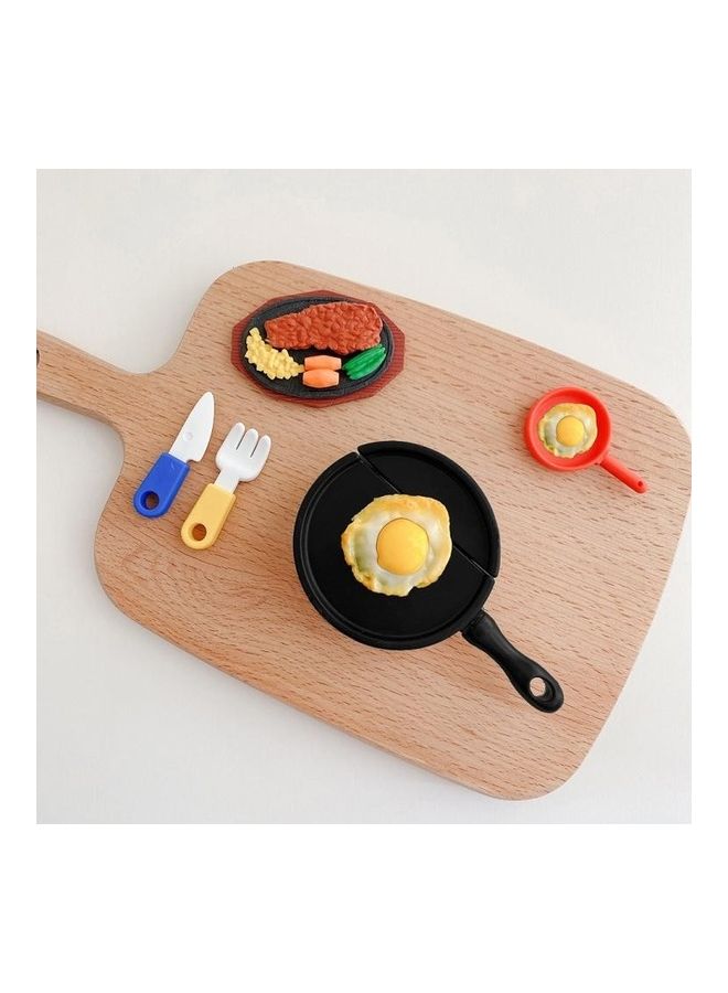NIBEMINENT Pan Poached Egg Shaped Silicone Protective Case Cover For Apple AirPods 1/2 Black/Yellow/White  - Image 4