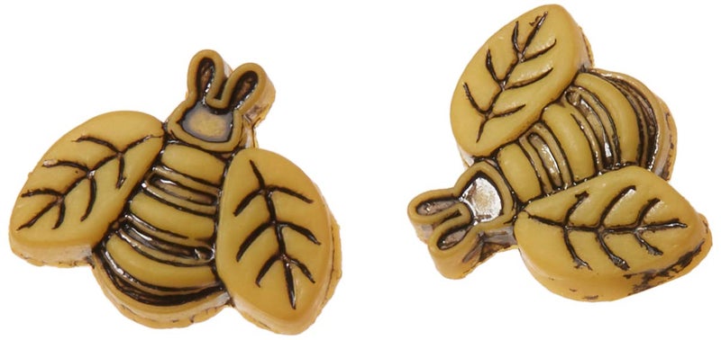 Dress It Up Tiny Bees 20ct Pack Button Yellow