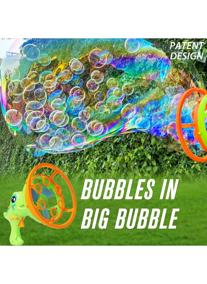Bestjoy - Electric Dinosaur Bubble Machine Gun For Kids Ages 4-8, Big Dino Bubble Blaster With Bubble In Giant Bubble Design, Outdoor Backyard Toys Fun For Toddlers 1-3-5 Birthday Parties - Image 1