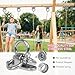 Dakzhou 2Pack Stainless Steel Swing HangersSlient Bearing Swing Hanger AntiRust Heavy Duty 180 Rotary Swing 1500LB Wooden Yoga Hammock Chair Sandbag Porch Swing - Image 4