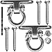 Dakzhou 2Pack Stainless Steel Swing HangersSlient Bearing Swing Hanger AntiRust Heavy Duty 180 Rotary Swing 1500LB Wooden Yoga Hammock Chair Sandbag Porch Swing - Image 2