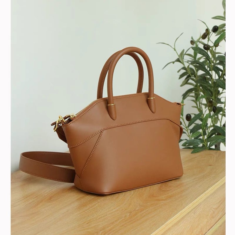 Women's Genuine Leather Wing Satchel Bag - Image 5