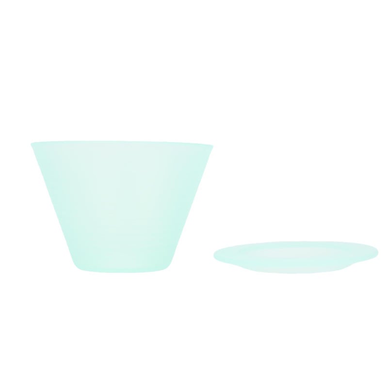 Pour Over Coffee Dripper Food Grade PP Flat Bottom Coffee Brewing Filter for Home Restaurant Light Green - Image 1