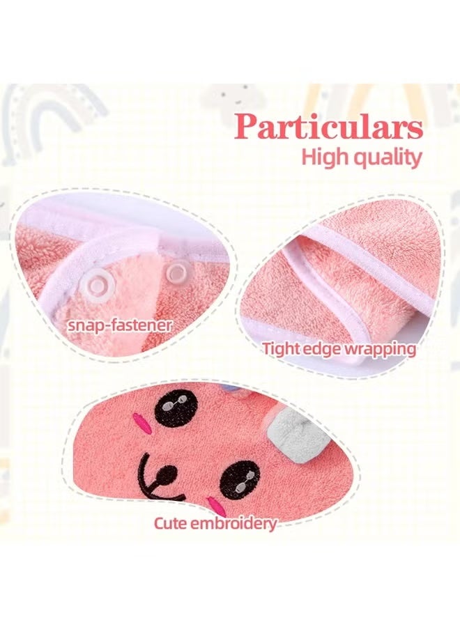 Vividorad Kids Bath Towel for Toddler Kids Girls Swim Cover Up Super Absorbent Cute Cartoon Animal Bath Towel Coral Fleece Kids Bath Towel Beach Towels Wrap Premium Soft Bath Towel Suitable for Bath Pool Beach - Image 4