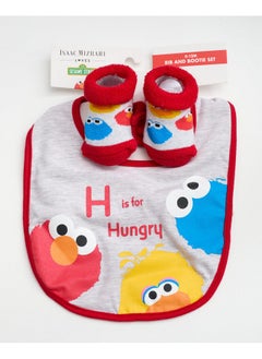 Sesame Street Sesame Street Elmo & Cookie Monster Bib and Booties Set - Adorable Baby Gift for Newborns and Infants (0-12M)  - Image 5