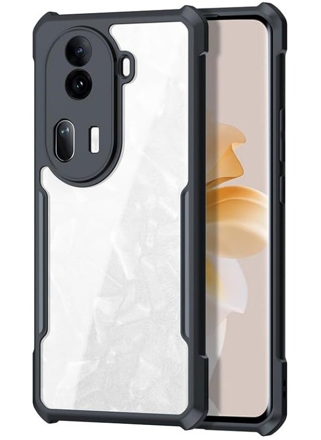 جنرال متوافق مع غطاء هاتف OPPO Reno 11 Pro 5G ، قذيفة مضادة للصدمات بتقنية الوسائد الهوائية ، حماية كاملة للعدسة من البولي كربونات ، غطاء هاتف شفاف من البولي يوريثين الناعم.  - Image 1