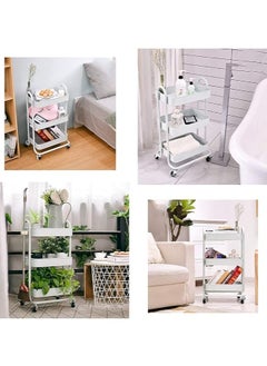BLOOMING TIME Rolling Utility Carts Trolley Storage Cart  - Image 3