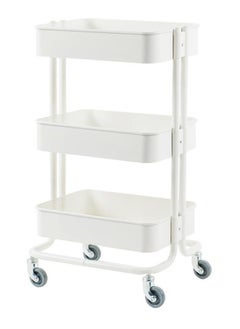 BLOOMING TIME Rolling Utility Carts Trolley Storage Cart  - Image 1