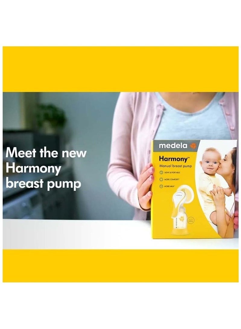 Medela Harmony Manual Breast Pump, Compact Swiss Design with PersonaFit Flex Shields and Medela's 2-Phase Expression Technology - Image 3