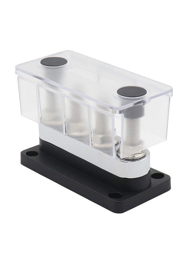 600A Power Distribution Block Bus Bar 4 x 3/8 Posts 48V DC Busbar Box
