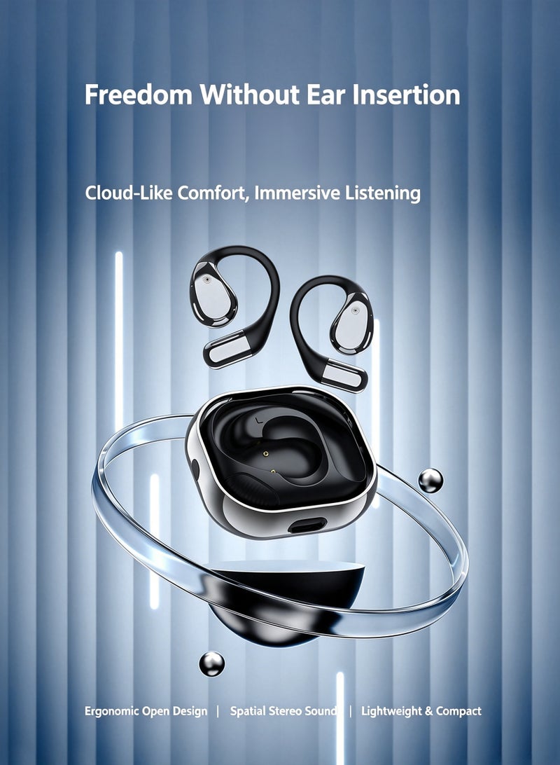 Shinecon Bluetooth 6.0 Open-Ear Hanging Ear Earphones with Noise Reduction - Image 4