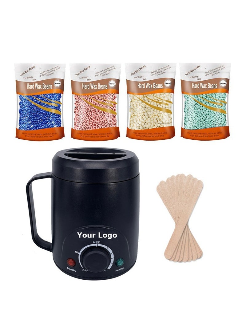 general Cauldron Type Handle Wax Therapy Set Hair Removal Wax Bean Melting Wax Machine Wax - Image 1