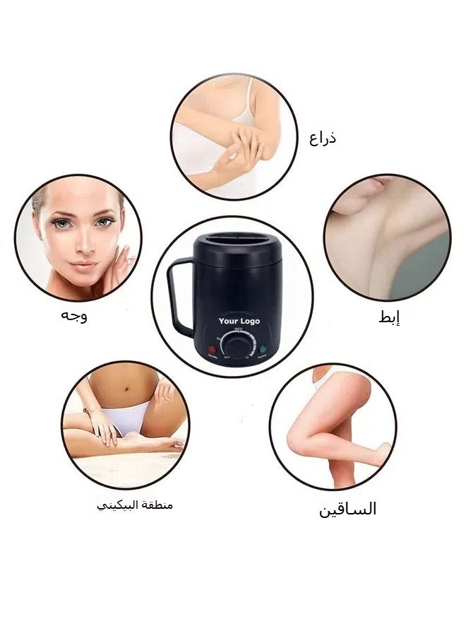 general Cauldron Type Handle Wax Therapy Set Hair Removal Wax Bean Melting Wax Machine Wax - Image 4