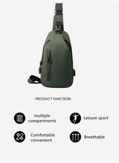 Skycare Skycare Sling Crossbody Bag Small Shoulder Backpack for Men Waterproof Slim Chest Bags Casual Daypack for Travel Cycling  - Image 4