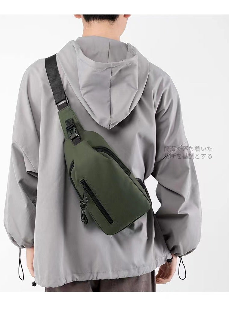 Skycare Sling Crossbody Bag Small Shoulder Backpack for Men Waterproof Slim Chest Bags Casual Daypack for Travel Cycling - Image 2