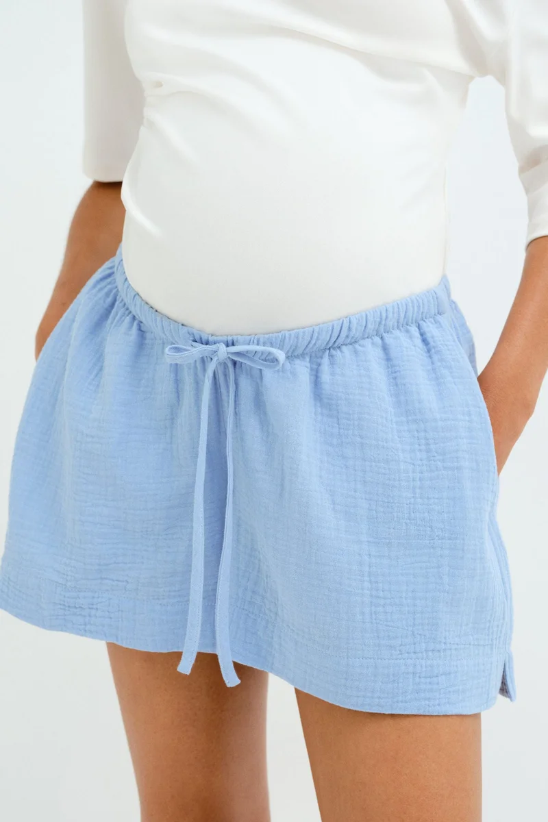 اتش اند ام شورت برباط من الموسلين من تشيكلة ماما