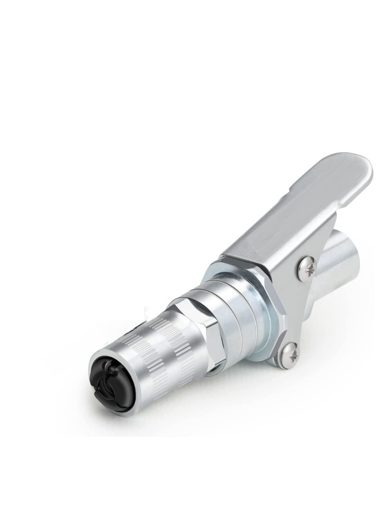 Captaintech Grease Coupler Quick Release High Pressure Grease Fittings Extensions Adapter Connect Grease Hose Adapter Fast to Lock and Release Fits 1/8 NPT Suitable for Most Grease Fittings - Image 1