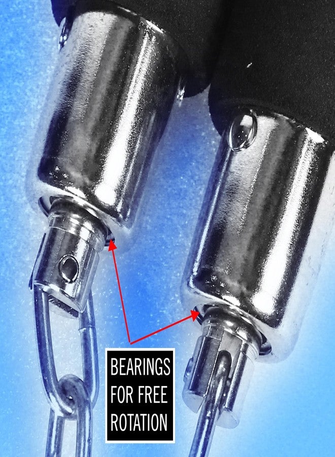 USI UNIVERSAL ننشاكو إسفنجي من يو إس آي يونيفرسال 862 إن سي، ننشاكو تدريب الكونغ فو، ننشاكو تدريب الكاراتيه مع سلسلة دوارة بمحمل كروي فولاذي ونظام غطاء (طول 20 سم، عبوة من قطعة واحدة) - Image 3