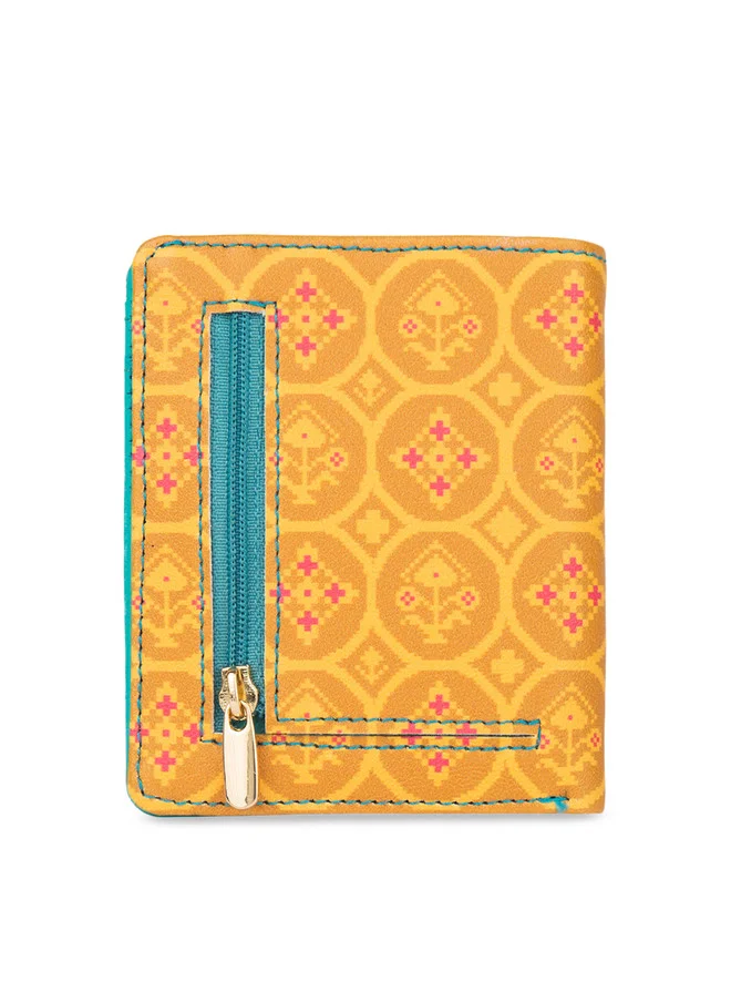 تشومباك Elephant Adventures Snap Button Wallet - Teal